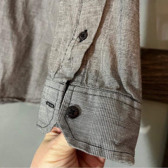 Ezekiel Hooded Button Up Men's Size L Outdoor California 100% Cotton Charcoal - Picture 6 of 15